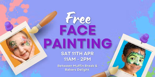 FREE Face Painting at Thrift Park!