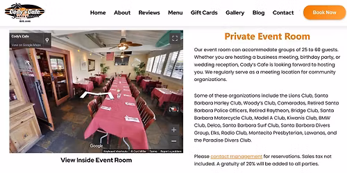 SB REIA and Realty411 Meeting Cody's Cafe