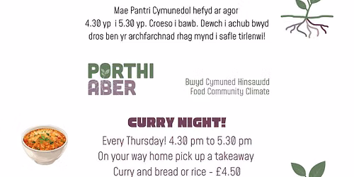 Curry Night with Porthi Aber