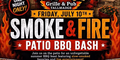 Smoke & Fire Patio BBQ Bash (advance sale only)