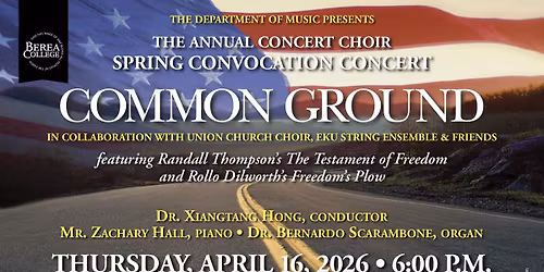 Concert Choir: Spring Convocation Concert