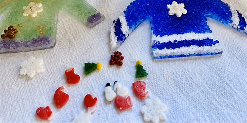 Holiday Sweater Fused Glass Art Workshop & Wine Tasting