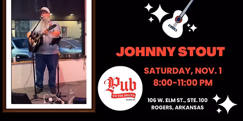 Johnny Stout on Stage at the Pub!