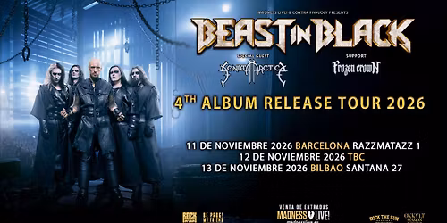 Beast In Black + Sonata Arctica + Frozen Crown (Barcelona)