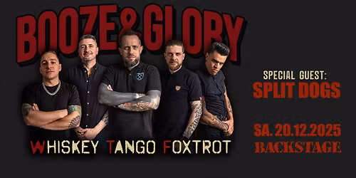 BOOZE & GLORY | WHISKEY TANGO FOXTROTT | BACKSTAGE M\u00dcNCHEN 2025