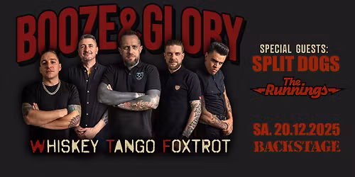 BOOZE & GLORY | WHISKEY TANGO FOXTROTT | BACKSTAGE M\u00dcNCHEN 2025
