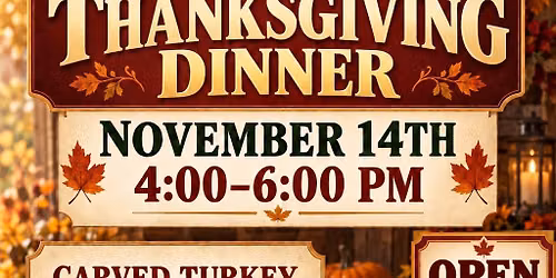 Thanksgiving Dinner at Dade City American Legion Post 15 \ud83e\udd83