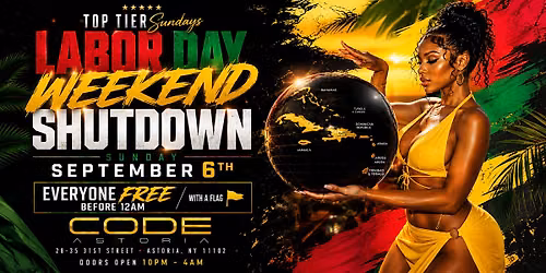 TOP TIER SUNDAYS LABOR DAY WEEKEND SHUTDOWN