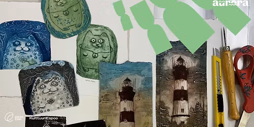 Aikuisten taidetuokio: Kartonkigrafiikkaa