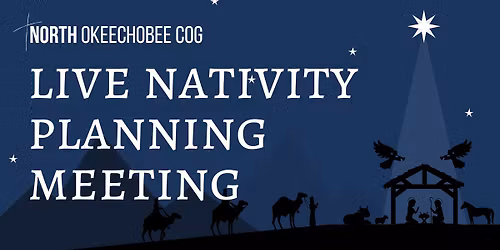 Live Nativity Planning Meeting