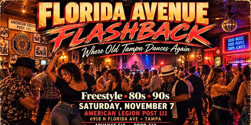 Florida Avenue Flashback | Freestyle, \u201980s & \u201990s Night in Tampa