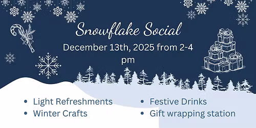 Snowflake Social & Giftwrapping Station