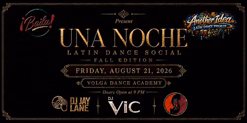 Una Noche - Fall Edition - Latin Dance Social