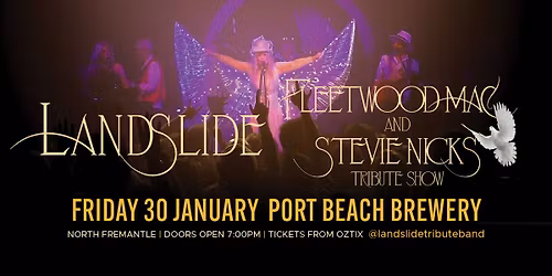 LANDSLIDE - Fleetwood Mac & Stevie Nicks Tribute Show | Port Beach Brewery, Nth Fremantle
