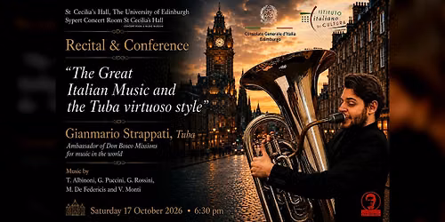 Recital Conference \u201cThe Great Italian Music and the Tuba virtuoso style\u201d