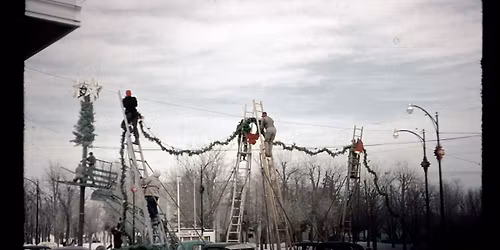 Tree Lighting Classic Automobiles Invitation
