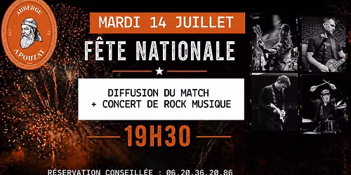F\u00caTE NATIONALE - CONCERT LIVE - Yen Family (Groupe de Rock)
