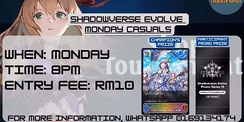 Shadowverse Evolve English Monday Casuals