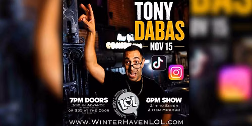 Tony Dabas from TikTok!