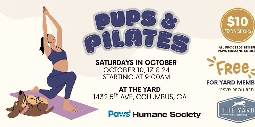 Pups & Pilates at The Yard