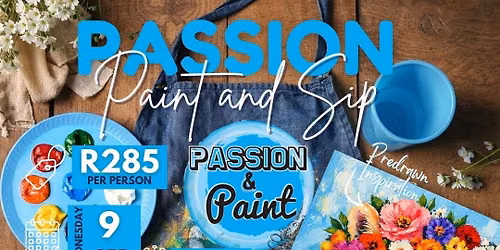 Passion Paint and Sip - Floral Leopard- Big 5 Series
