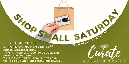 Small Business Saturday! Show Your \u2764\ufe0f for Local
