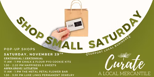 Small Business Saturday! Show Your \u2764\ufe0f for Local