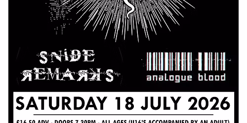 Ghost Dance Snide Remarks Analogue Blood