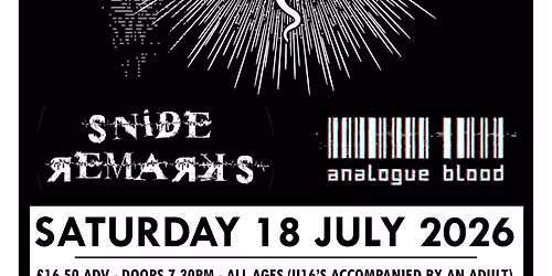 Ghost Dance Snide Remarks Analogue Blood