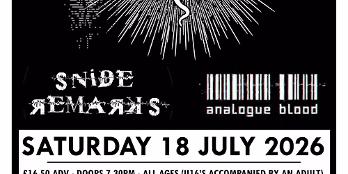 Ghost Dance Snide Remarks Analogue Blood