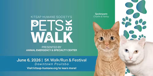 PetsWALK: Presented by Animal Emergency and Specialty Center | June 6, 2026