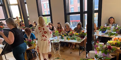 Floral Design Class- learn how to make a floral arrangement in a vase 