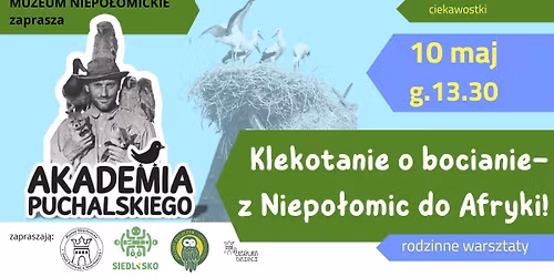 Akademia Puchalskiego \/\/ Klekotanie o bocianie- z Niepo\u0142omic do Afryki!
