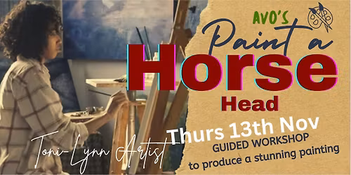 Avo's Paint A Horse Head Day