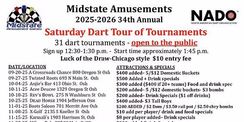 Oshkosh Tour of Tournaments- Copper Mule