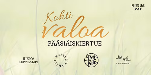 Kohti Valoa -p\u00e4\u00e4si\u00e4iskiertue \/\/ @TURKU, Mikaelinkirkko