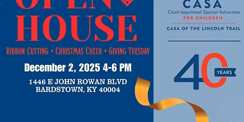 CASA Open House- Giving Tuesday & Ribbon Cutting
