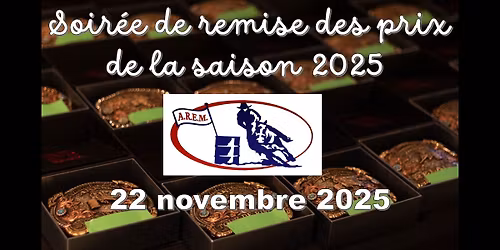 Soir\u00e9e de remise des prix AREM \u2013 Saison 2025 (22 novembre)