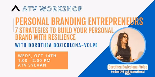 ATV Workshop: Personal Branding Entrepreneurs