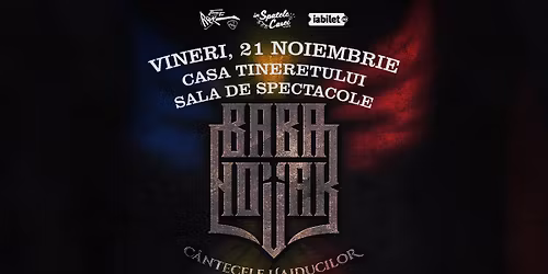 Baba Novak-Lansare album-C\u00e2ntecele Haiducilor| Casa Tineretului | 21 noiembrie