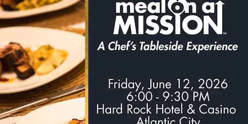 Meal on a Mission: A Chef's Tableside Experience