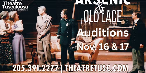Auditions for Arsenic & Old Lace (NEW DATES!)