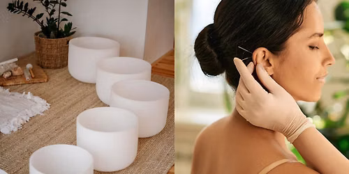Stress and Anxiety Relief: Community Sound Healing and Ear Acupuncture