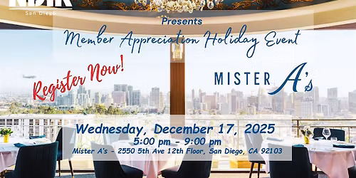 NDIA San Diego's Member Appreciation Holiday Event