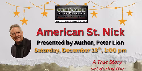 American St. Nick, presented by author, Peter Lion