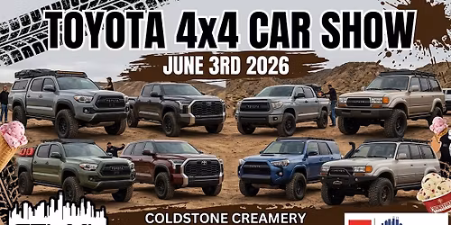 Summer Ice Cream Parlor Toyota 4x4 Meet and Greet.