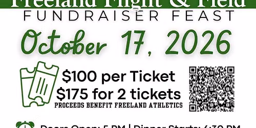 Freeland Flight & Field Fundraiser Feast 