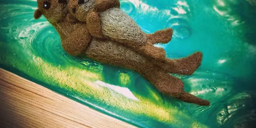 Needle Felted Otter Class for Beginners - $50 - Nov 29th