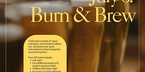 Patio Smoke Social: Burn & Brew