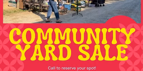 FENCE Fall Community Yard Sale